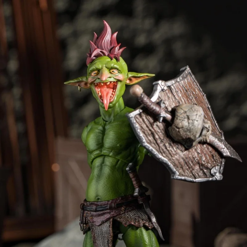 

Hopdo Toys 14cm Goblin Action Figure Mohawk Hairstyle 1/12 Scale Anime Model Toy Doll Gift Collectible Toys Gift