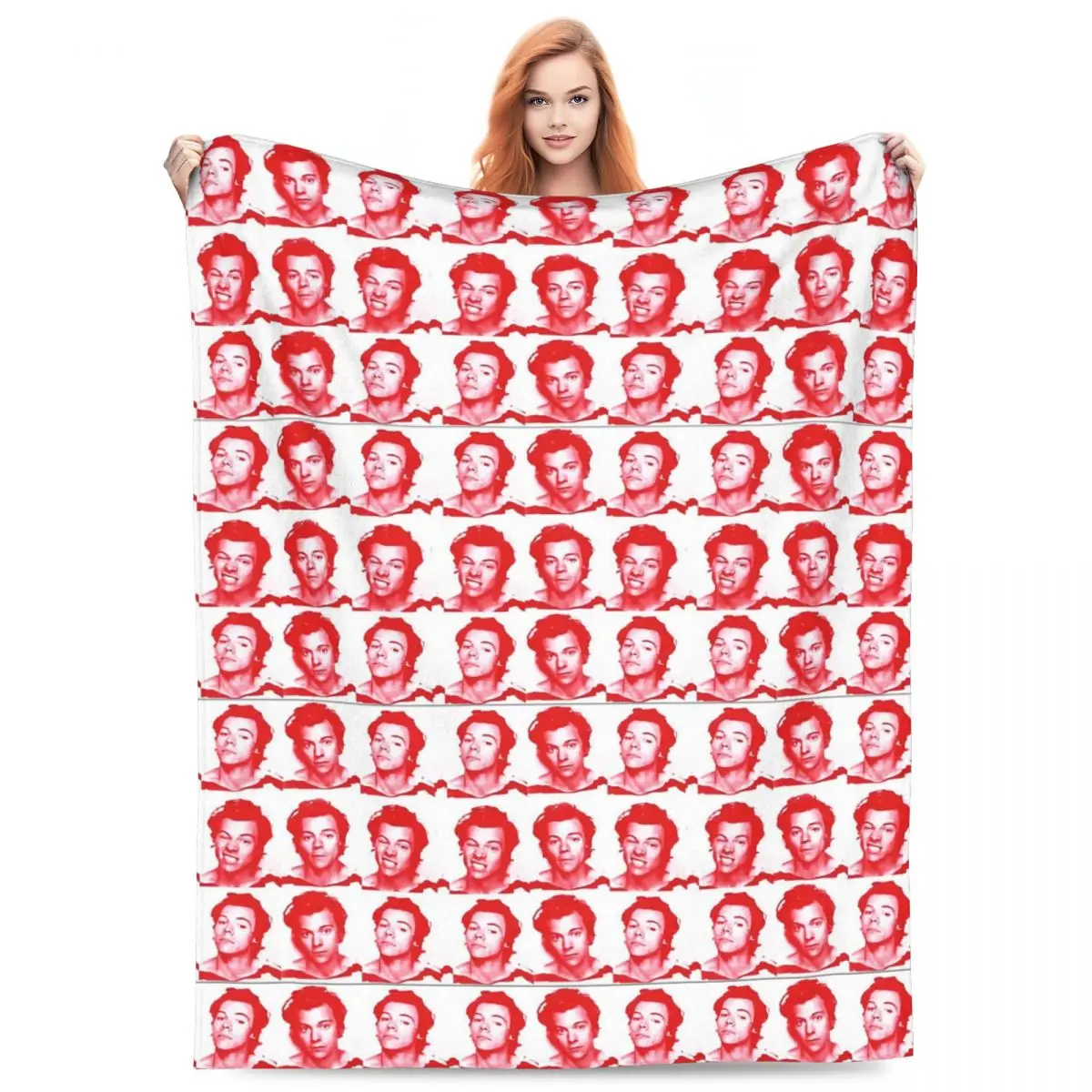 Custom 3D Print H-Harry Singer S-Styles Poster Blankets Comfortable Soft Flannel Winter Throw Blanket for Couch Car Bedding