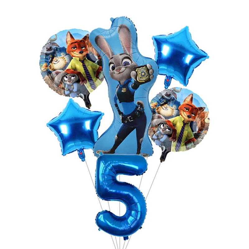 Zootopia Animal Cartoon Balloon Arch Garland Kit for Birthday Party Wedding Baby Shower Festival Party Home Decor Supplies view 6