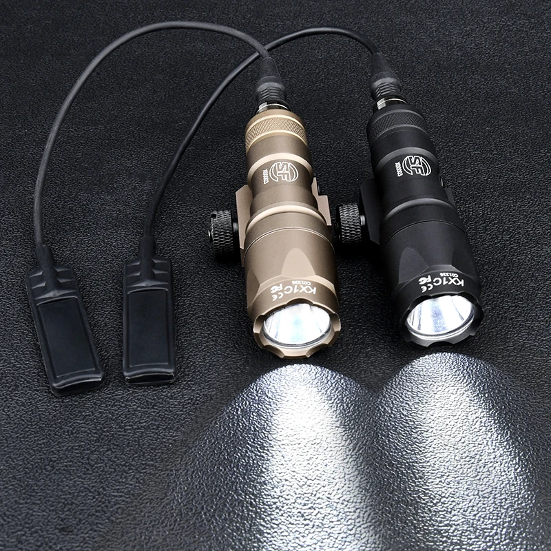 

M300 M300A Tactical Flashlight WADSN SF Surefir Scout Light 510 Lumens White LED Lamp Airsoft Hunting Fit 20mm Picatinny Rail