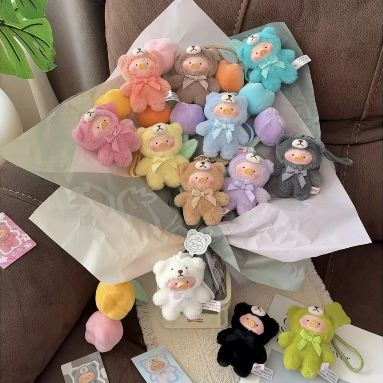 

New Original Hot Canned Pig Lulu Teddy Mini Natural Whisper Vinyl Pendant Blind Box Phone Chain Backpack Accessories Gift Toy