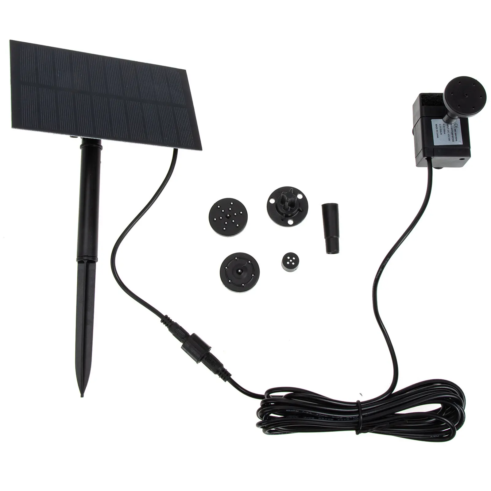 

Комплект солнечного фонтана для сада: декоративный фонтан-помпа для пруда, бассейна, уличного использования, с плавающим насосом