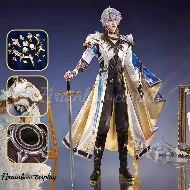 

Honkai：Star Rail AMPHOREUS Khaslana Cosplay Costume Male Christmas Outfits Coat Pants Game Phainon Costumes Cosplay