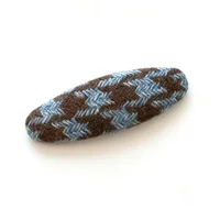 Retro Vintage Style Plaid Fabric Hair Clip Women Autumn Winter Side Clip Broken Hair Bangs Hair Accessories Daily Wear Gifts 6