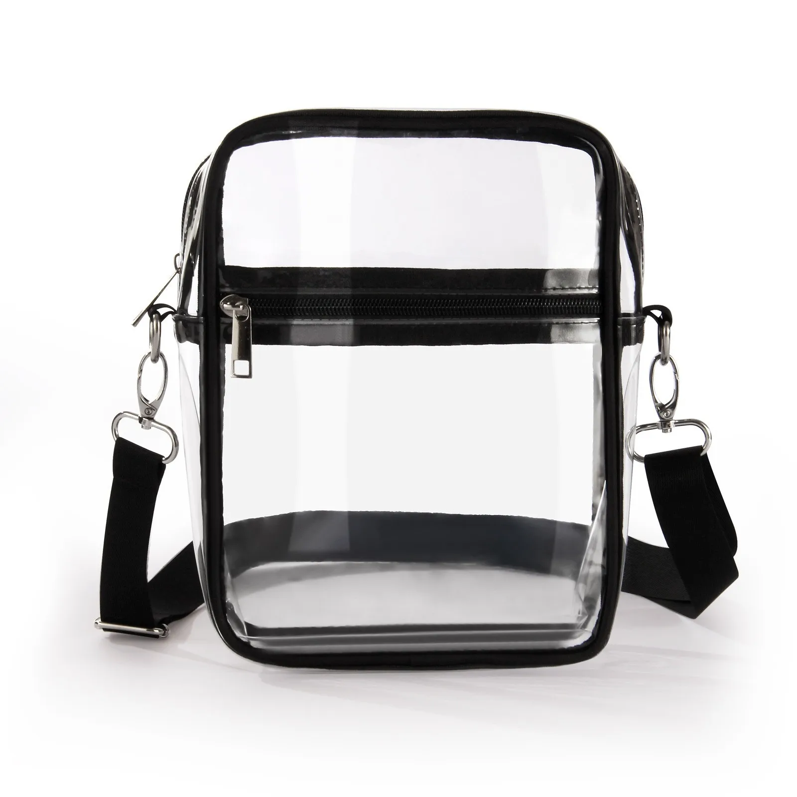 1-10PCS Women Clear Crossbody Bag Transparent Purse with Zipper Adjustable Strap for Stadium Event Travel Concert Daily view 6