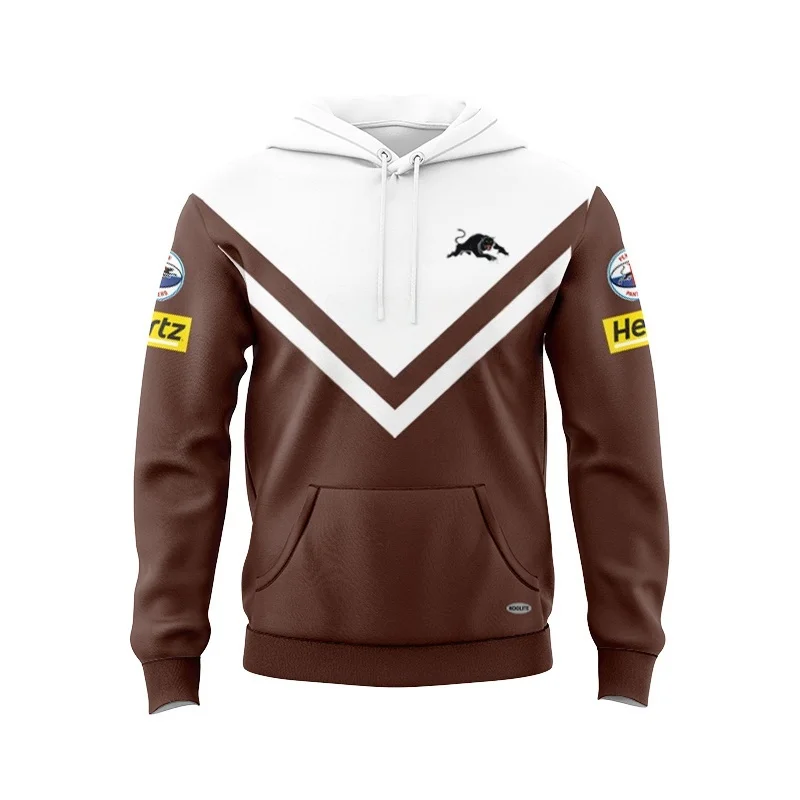 2024 Black Panthers Men's Hoodie Rugby Jersey Size S-5XL 