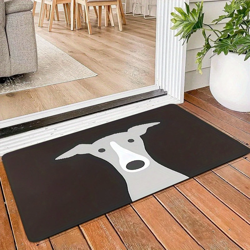 

1PC Dog Pattern Kitchen Rugs Non-Slip Home Door Mats Pop design Bathroom Rug Bath Mat Carpet for Home Sink Laundry Decor