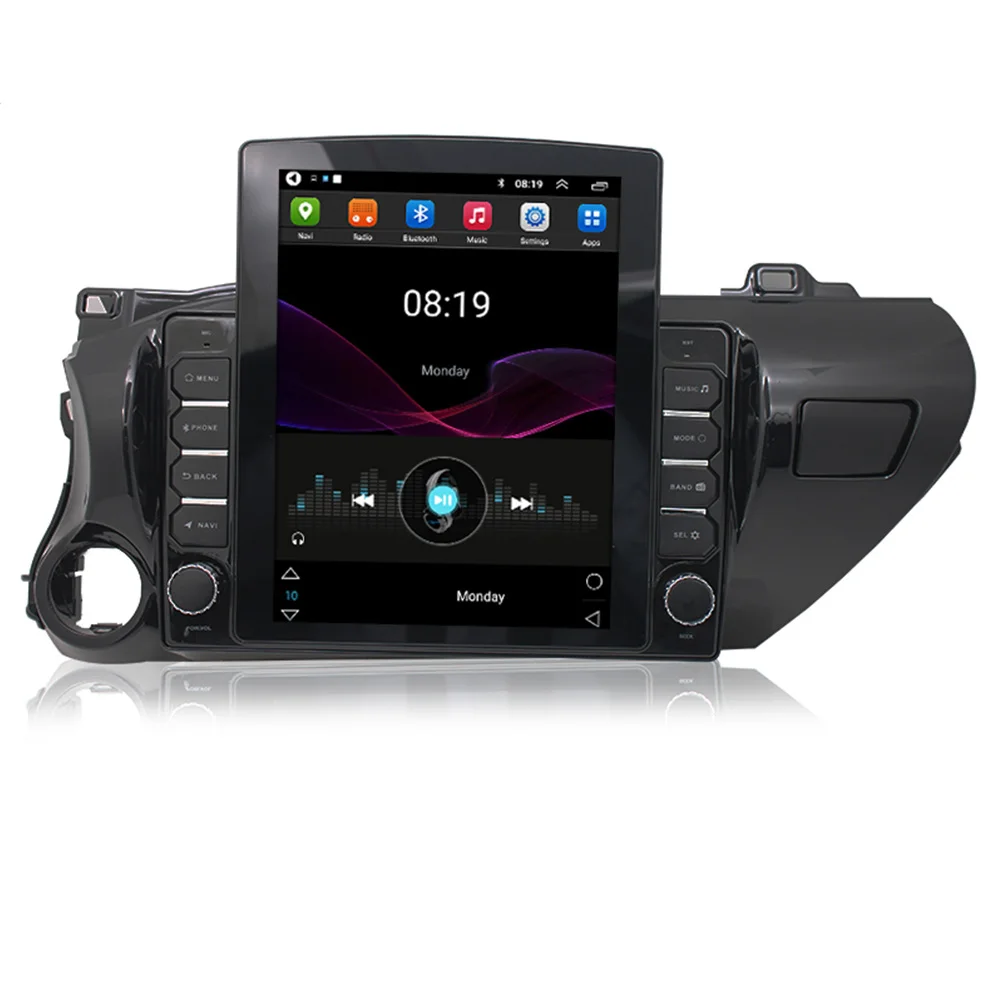 

Android Car Audio Multimedia Player For Toyota Hilux 2015-2020 GPS Navigation Carplay Autoradio 9.7" Vertical Screen Car Radio