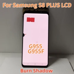 100% Tested  For Samsung Galaxy S8 Plus LCD G955 G955f Touch Display S8+ G955fd G955u Touch Screen Assembly Replace ,With Defect