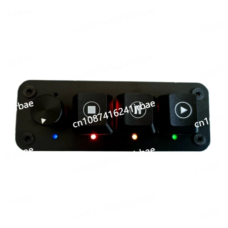 Media Controller QLAB Media Keyboard Professional Controller 3 Key Knob Music Playback Control Drive Free