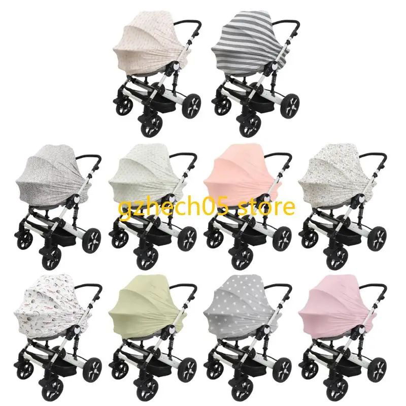 

D55E Baby Breastfeeding Towel Nursing Cover Car Sleeve Lightweight & Breathable Design for Mom Feeding Essential