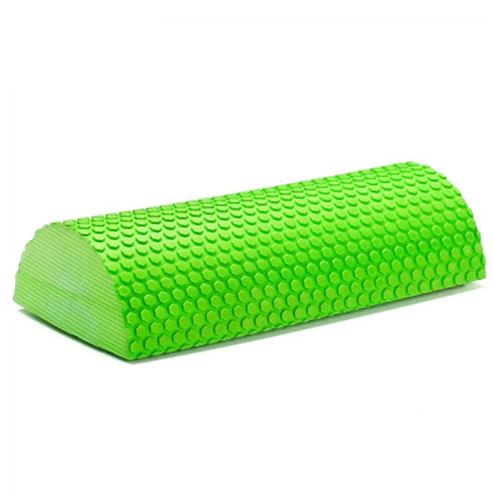 Half Round EVA Foam Roller Semi-circular Massage EVA Foam Shaft Yoga Pilates Fitness Equipment With Massage Floating Point