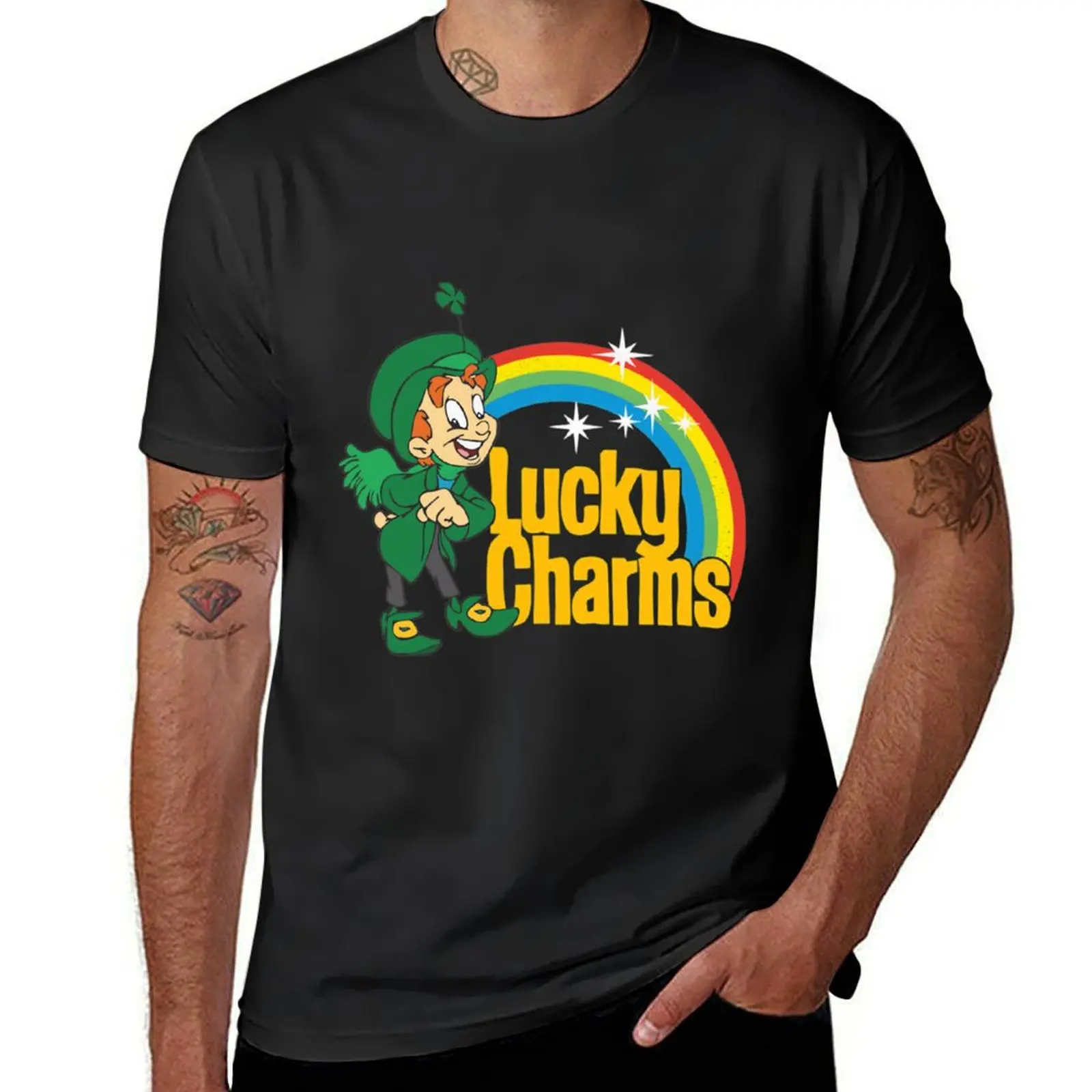 LUCKY CHARMS \ t-Shir T рубашка s graphic tees Блузка t shirt men