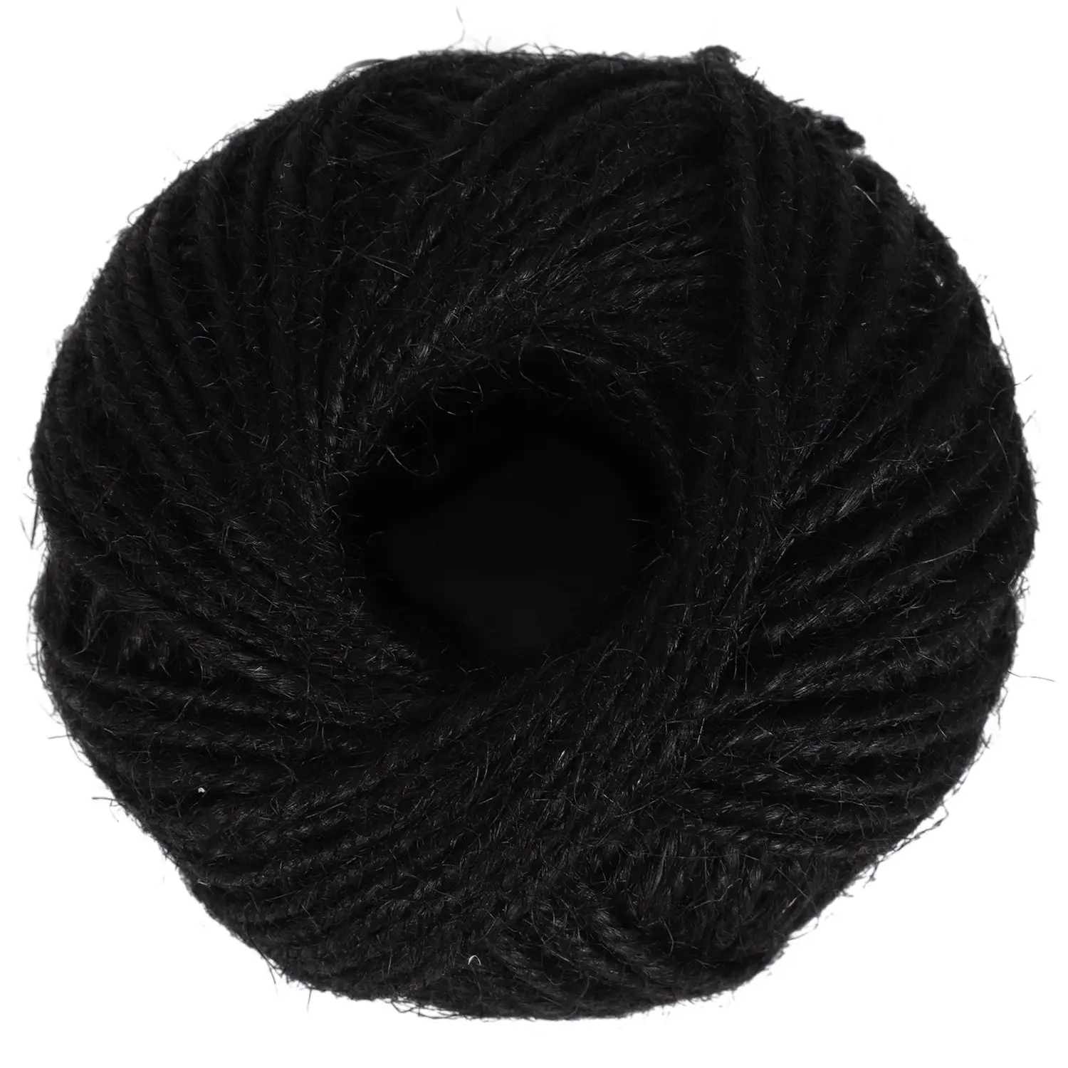 Corde de jute noire pour l'artisanat, le scrapbooking et le jardinage, 50m