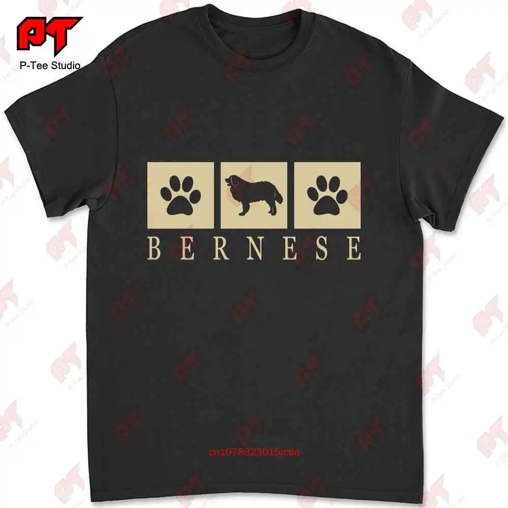 Bernese Mountain Dog Silhouette T-shirt ZJD3