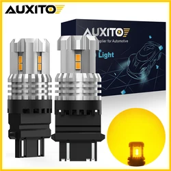 AUXITO 2Pcs 3156 3157 T25 Led Bulb Super Bright Turn Signal Lights P27W P27/7W BA15S P21W DRL For Dodge Caliber Challenger Ram