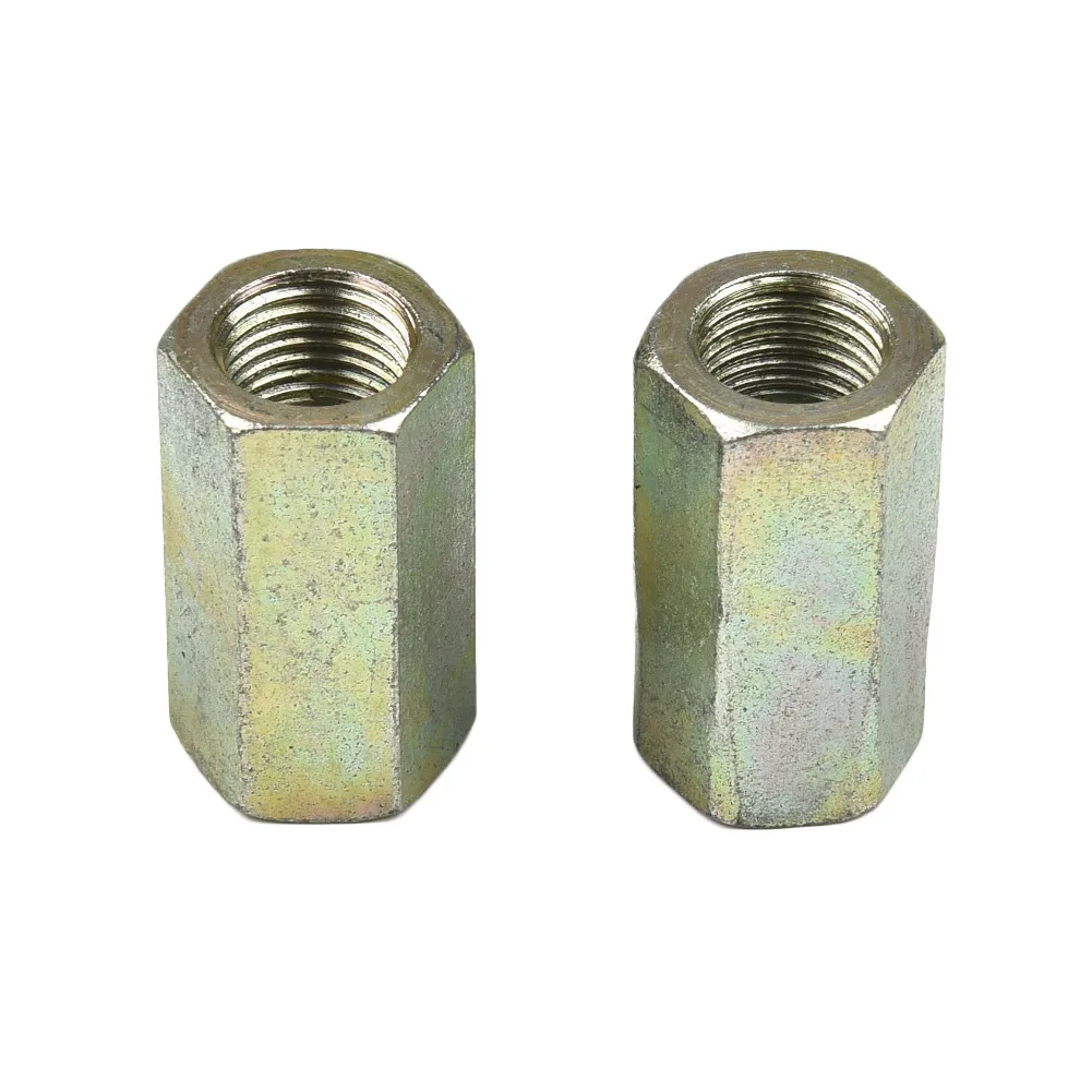 Female Brake Pipe Union Kit 2 pcs with 4 M10 x 1mm Male Nuts Designed for 3/16 inch Outer Diameter Brake Lines
