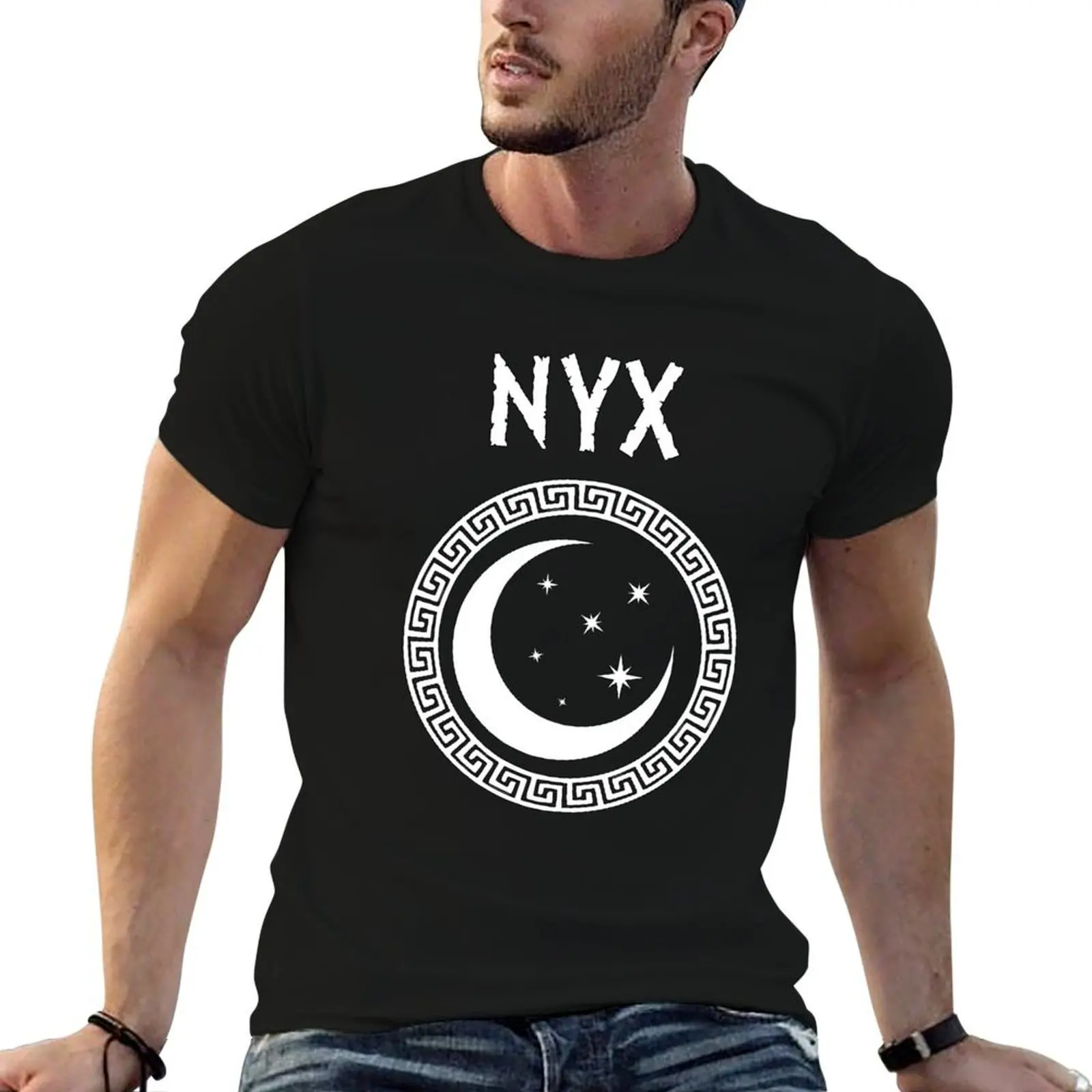 

Nyx Greek Goddess of Night Symbol T-Shirt t shirt custom print cotton t shirts high quality anime t shirts oversize T-Shirt