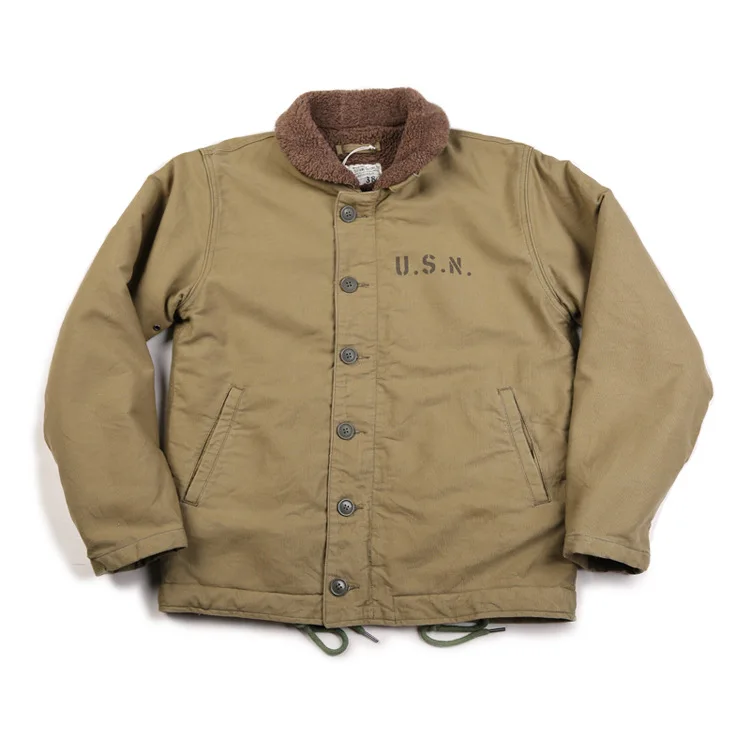

Classic deck suit men's thick jacket in three colors American vintage style warm coat jacket for men winter fashion available