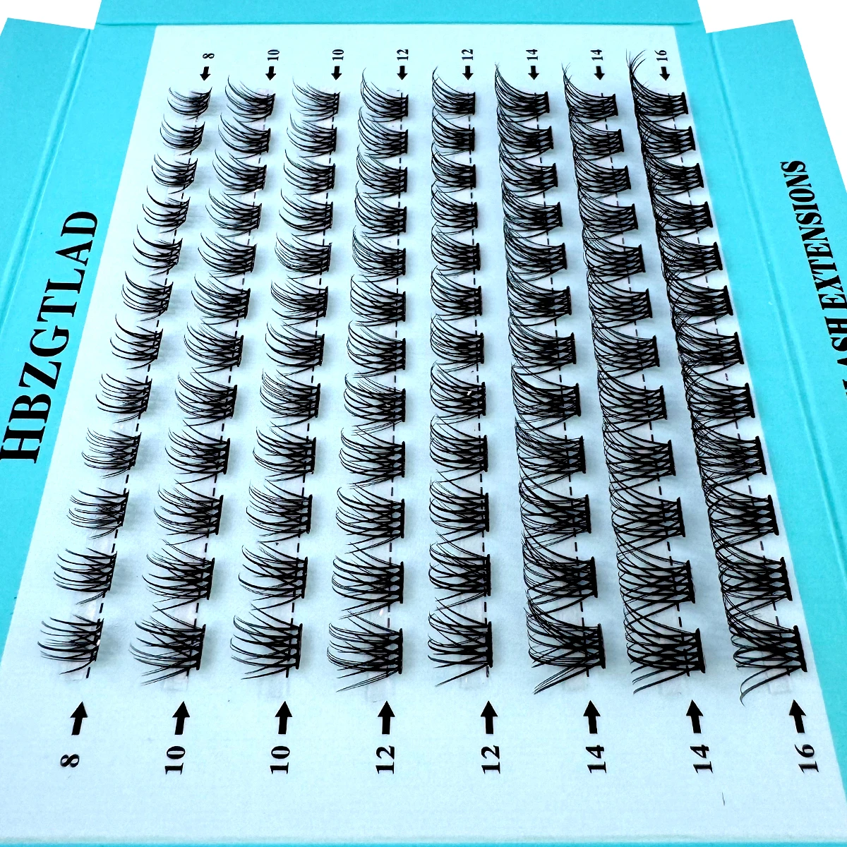 Wispy Individual lashes DIY Eyelash Extension Segmented Flase Lashes Dramatic Lash Bundles Soft Ribbon Strip Clusters Eyelashes