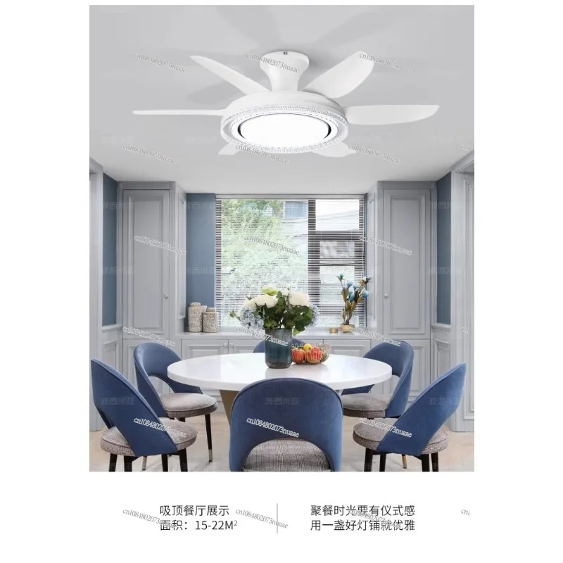 Integrated Ceiling Fan Lights, Large Wind Lamp, Living Room, Dining-Room, Bedroom, New, 2022