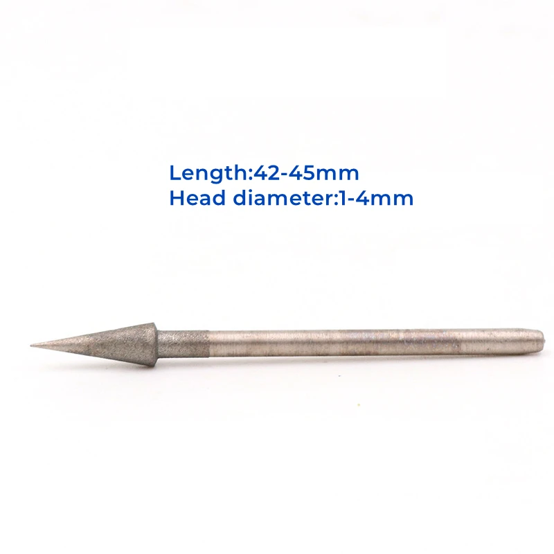 0.6/0.8/1/1.5/1.8/2/2.5/3/4mm Grinding Head Needle Bits Burrs Engraving Carving Tool Engraving Carving Polishing Tools