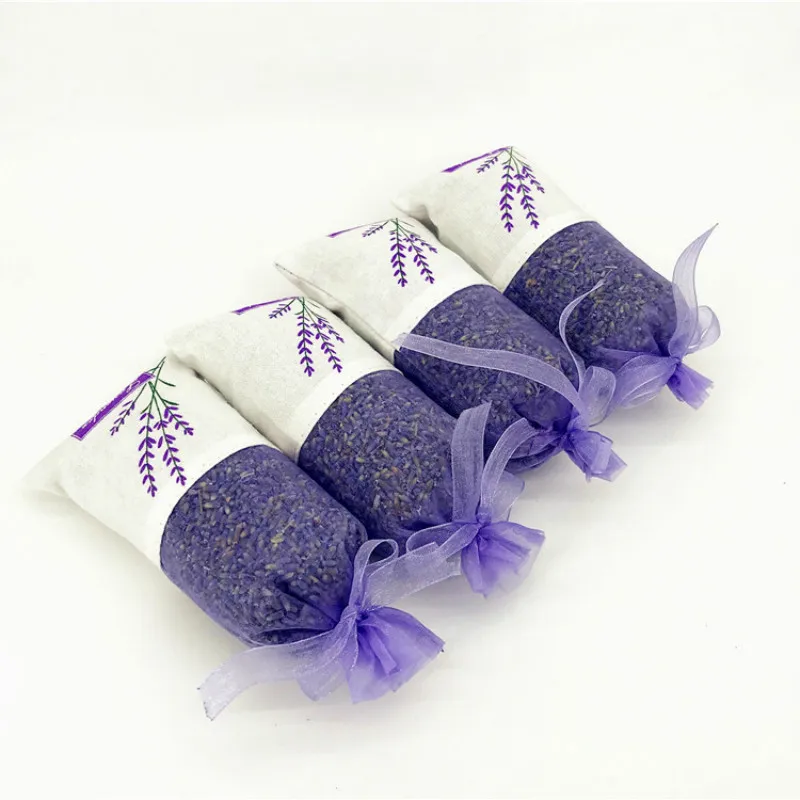 1pc Fragrant Sachet Dried Flowers Lavender Buds Natural Decorative Flower Fragrance Sachets Car Air Freshener Wedding Home Decor