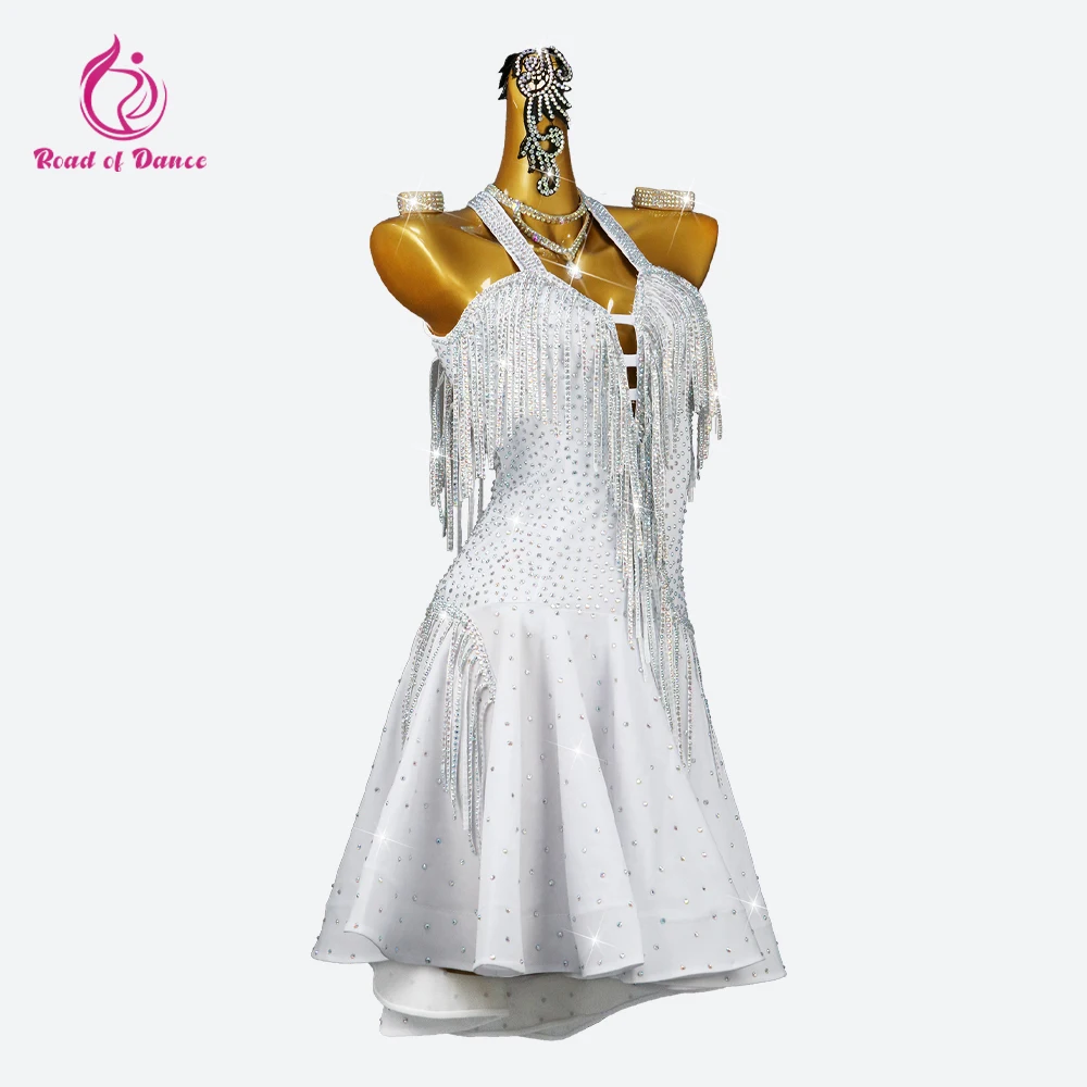 プロム用ラテンダンスドレス練習カバレー女性用コスチュームセクシー衣装女の子スポーツエレガントパーティースカート2025ステージウェア