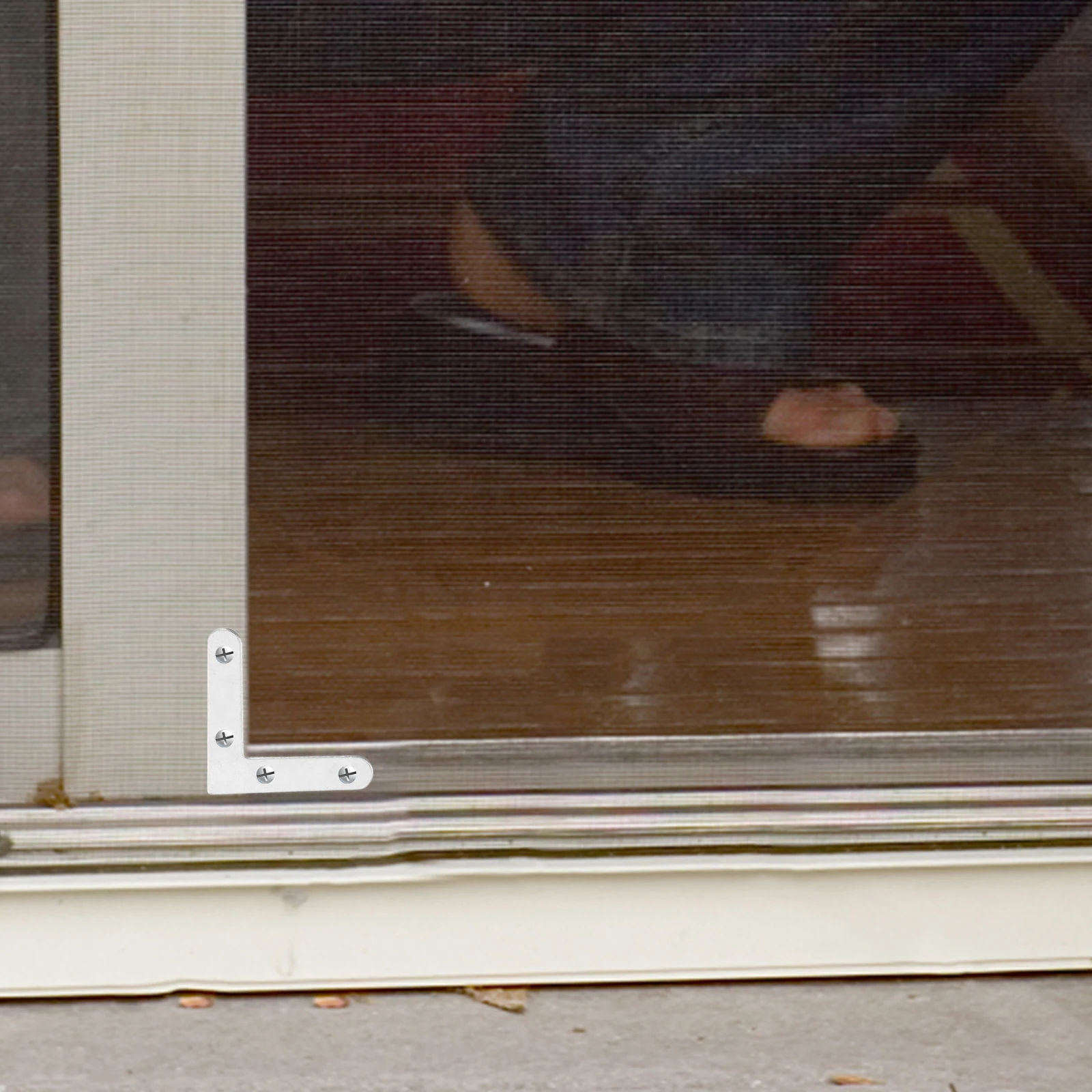 

10Pcs Iron Screen Frame Corner Brackets Sturdy Window Screen Door Repair Replacement L Bracket Corner Bracket Small L Brackets