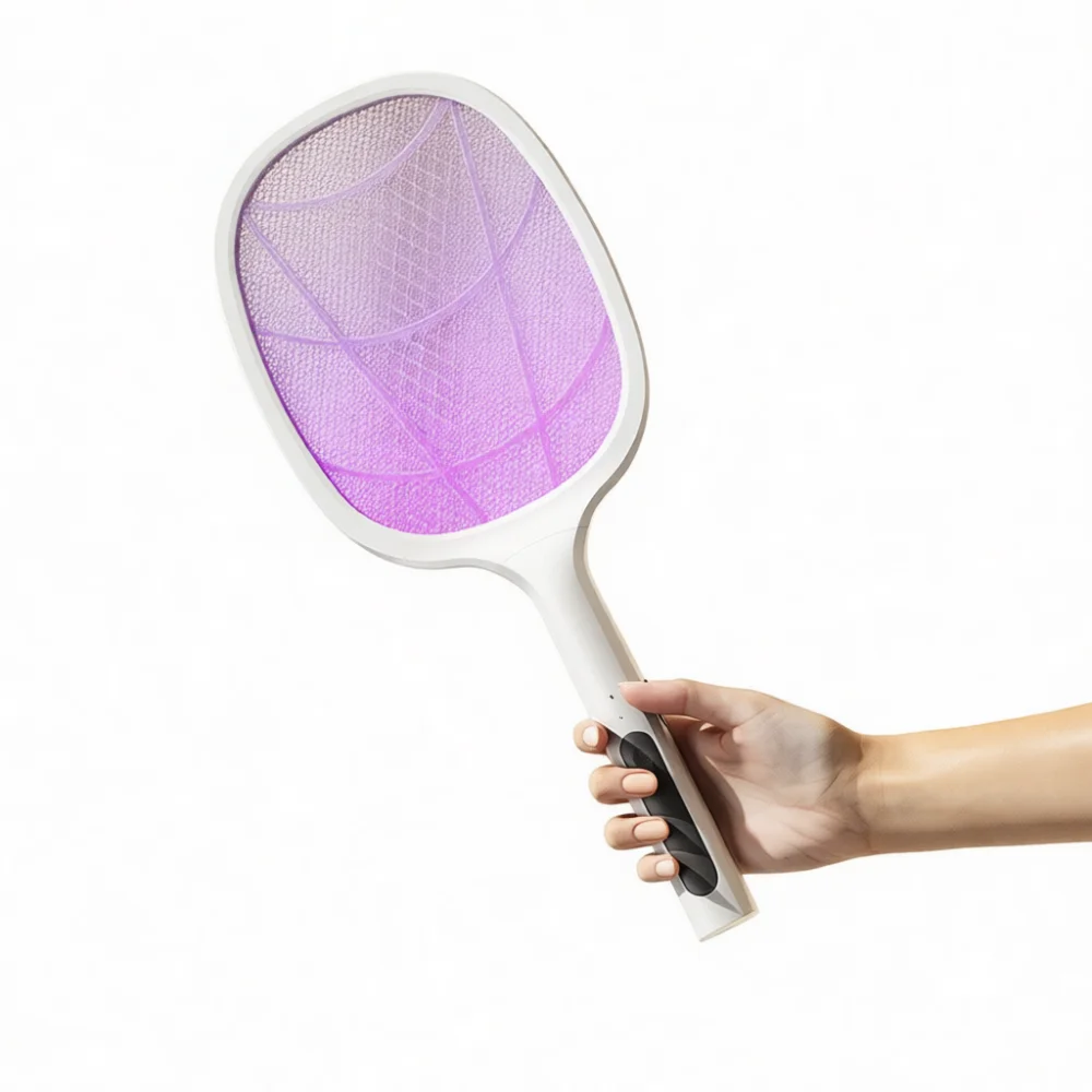 raquete-eletrica-para-mosquitos-dobravel-e-portatil-recarregavel-com-base-para-captura-de-insetos-e-moscas-em-casa