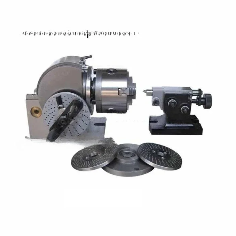 1PC 4 inch universal indexing head Milling machine marking sub-degree head Drill machine Simple and quick indexing head