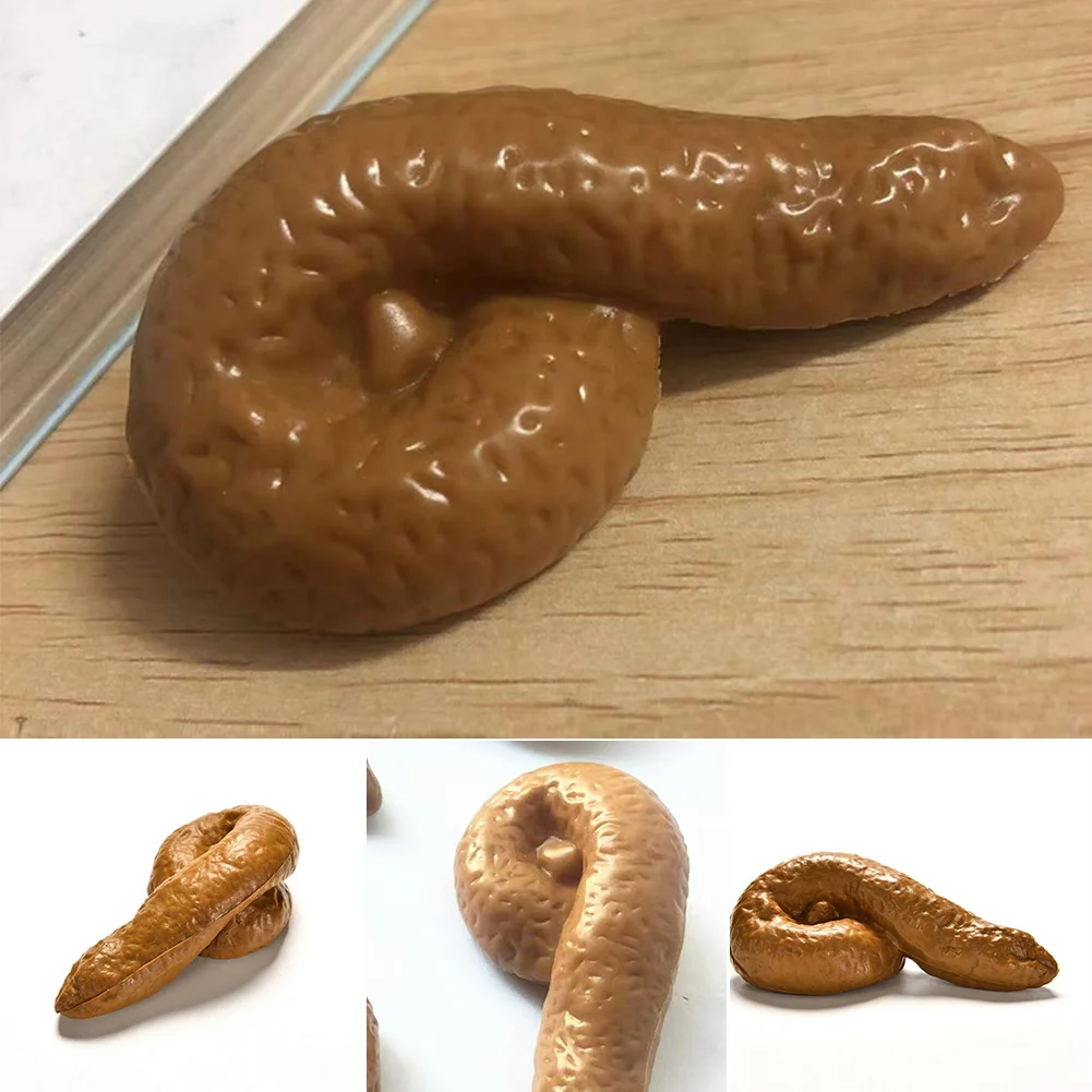 3Pc Realistic Shits Prank Fake Poop Classic Shits Pieces Of Shits Amazed Turd Gag Novelty Plastic Realistic Fake Turd Prank Toys