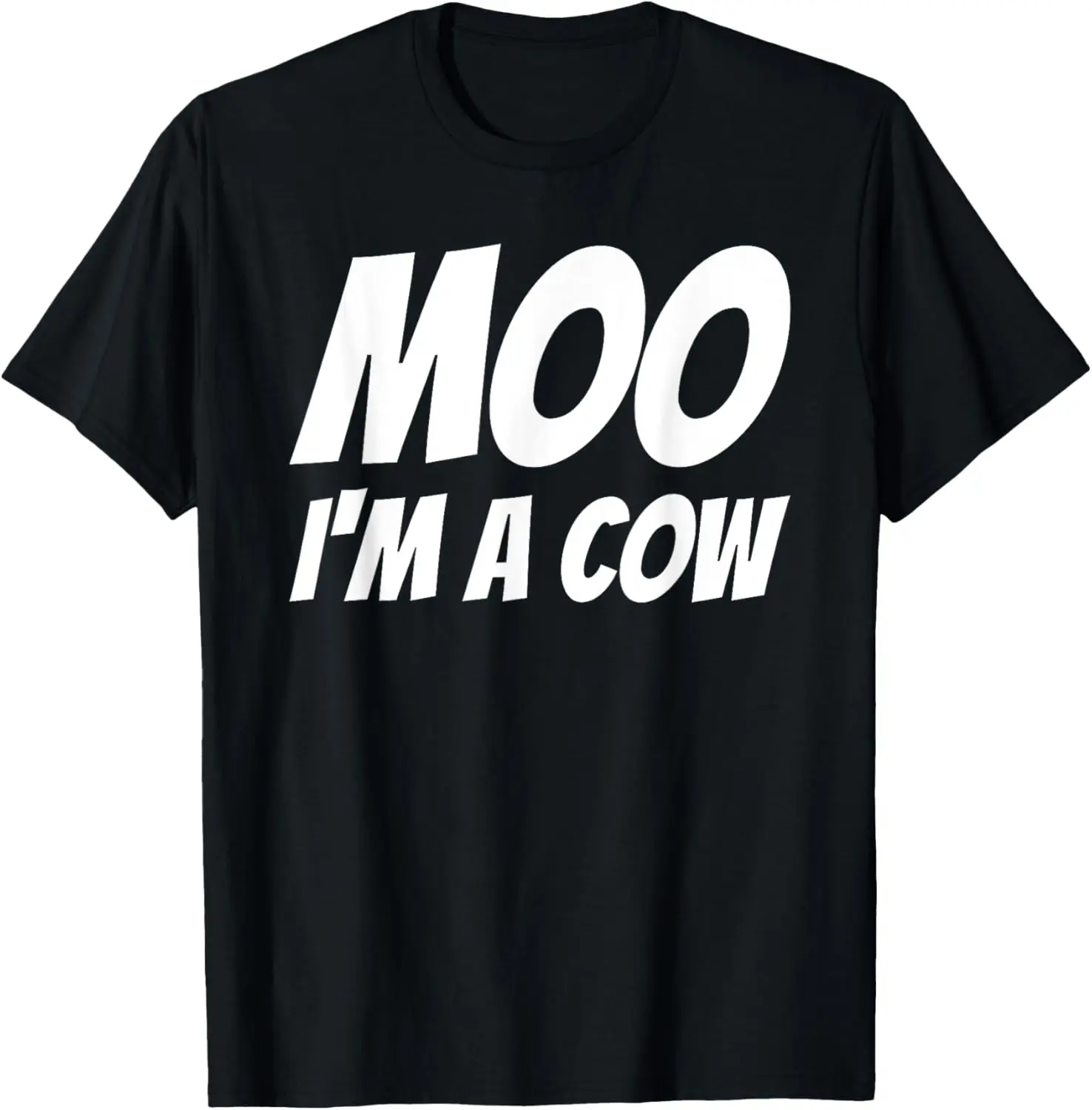 

Moo I'm A Cow Lazy Cows Halloween Costume Animal T-Shirt