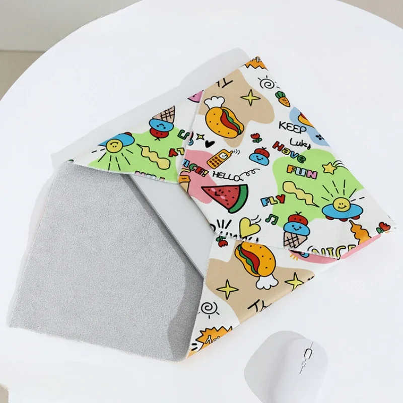 Magic Cloth Makeup Bag Camera Lens Wrapping Cloth Portable Patch Cloth Storage Bag Self-adhesive Organizing Storage Bag