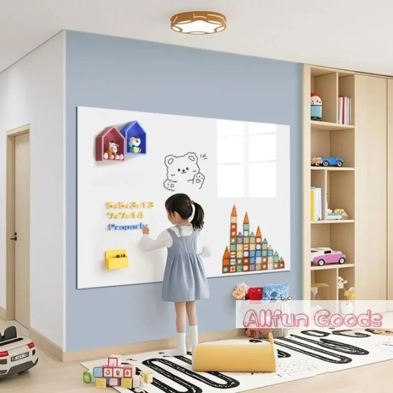 [TG835]Electrostatic Whiteboard Sticker Removable Reusable Erasable PP For Teaching Graffiti Drawing Household Use FX5847