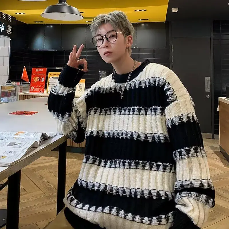 

Slim Fit round Ne Knitwear Men's Faionable Base irt Autumn Winter New Sle 2025 Soft Polyester Casual Long Sve Zipper