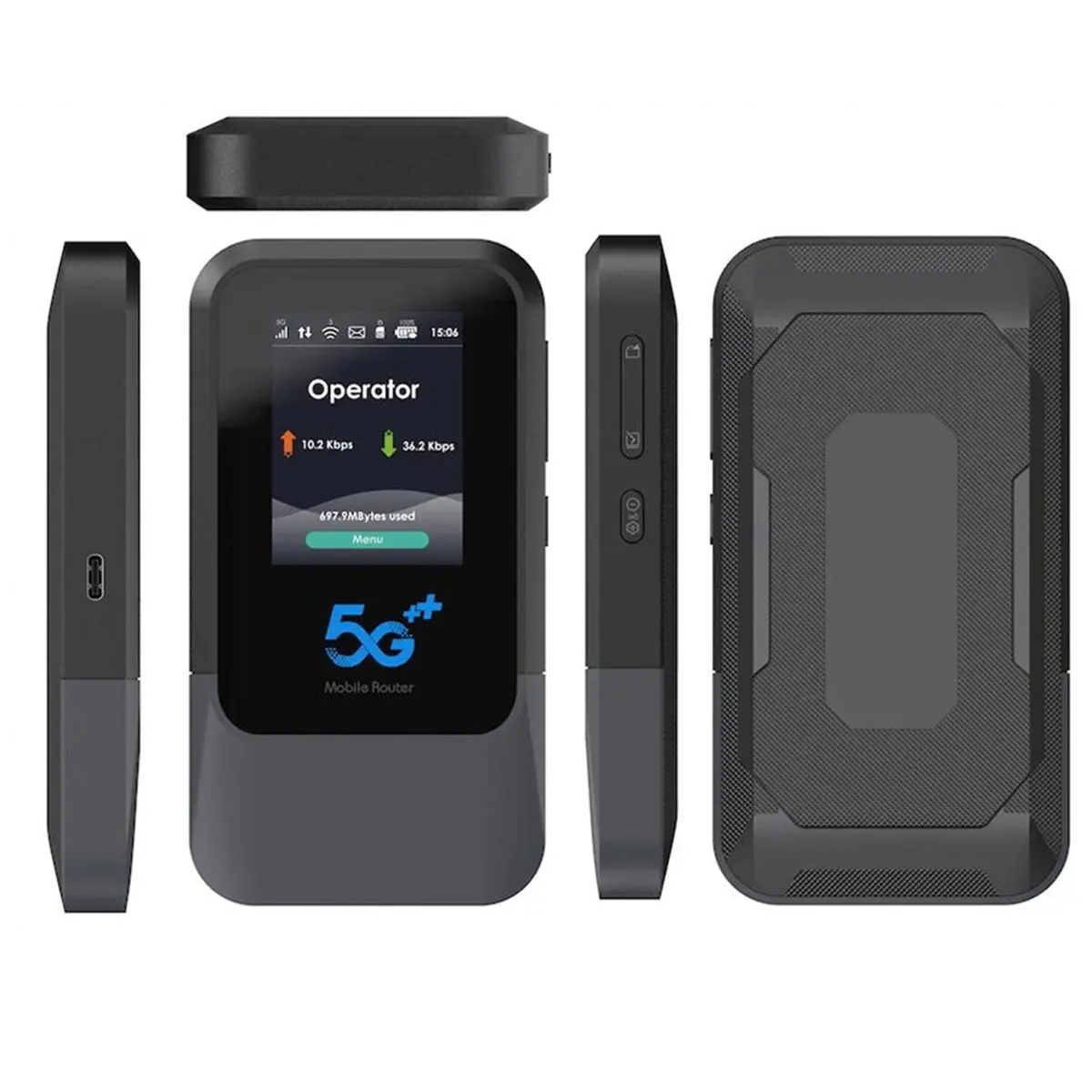 A86G NEW New 5G SA NSA Pocket Mini WiFI SIM&Esim V510 Modem Pocket Mobile Portable Hotspot Wi-Fi Indoor WiFi6 Router