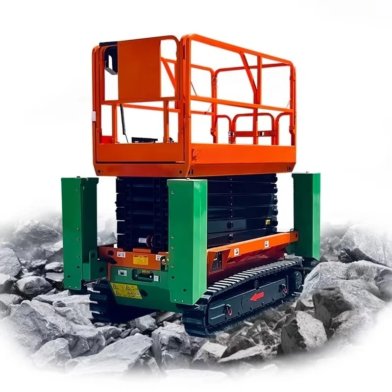 YG Full Rise Scissor Lift Platform Electric Mobile Mini Car Scissor Lift