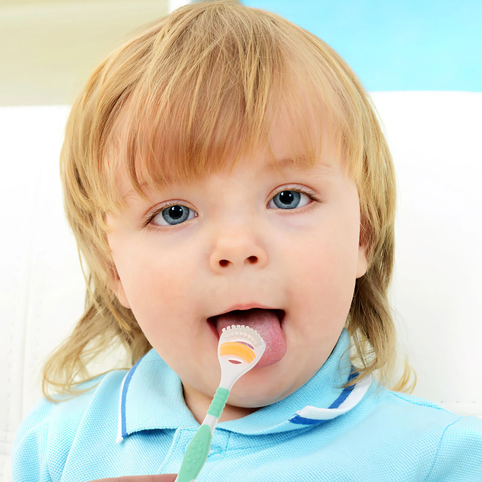 6 قطعة مجموعة منظف مكشطة اللسان الغذاء الصف أداة كشط اللسان عن طريق الفم لإزالة رائحة الفم الكريهة الاستخدام اليومي لون عشوائي #1