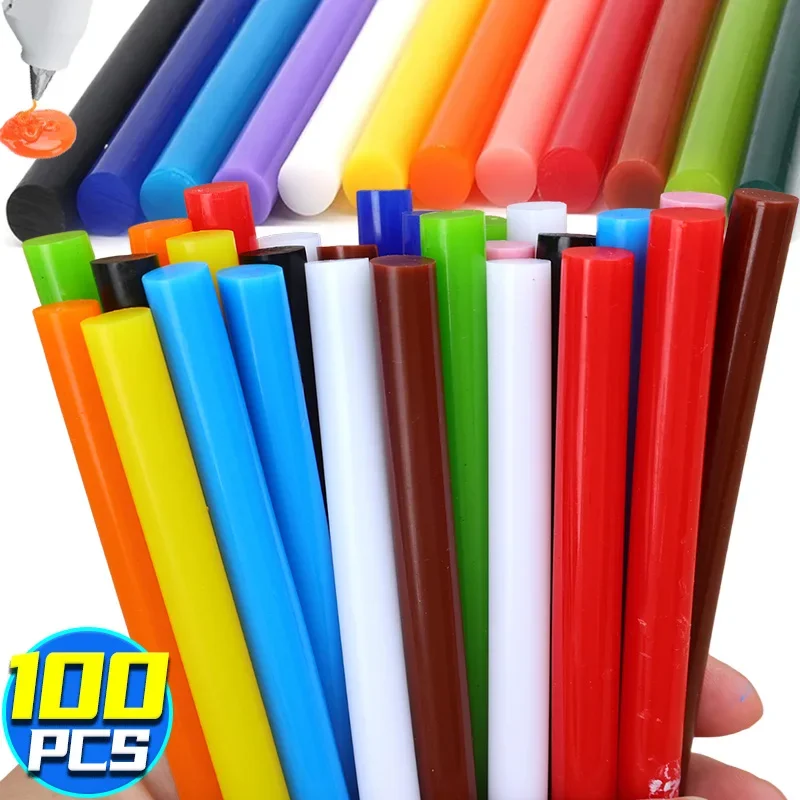 

Colorful Hot Melt Glue Sticks Electric Heat Pistol Glue Stick Strong Adhesive Car Body Dent Repair Strips DIY Craft Repair Tools