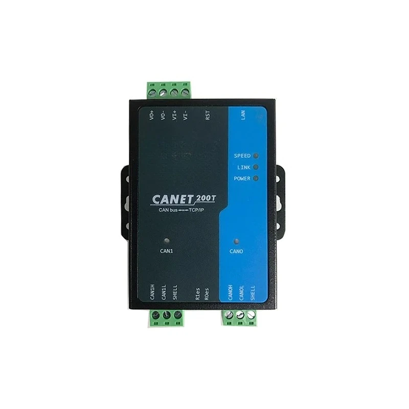 

Сервер последовательного порта шины промышленного класса CAN-Ethernet RS485, 2-полосный интерфейс CANbus, электромагнитная изоляция 2,5 кВ CANET-200