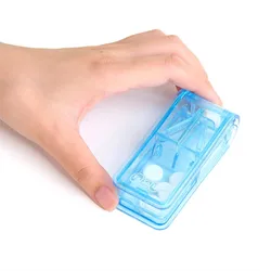 1/2 1/4 1/8 Pill Cutter Box Medicine Box Pill Cutting Splitter Drugs Tablet Cutter Divider Pill Box Pill Cases & Splitter