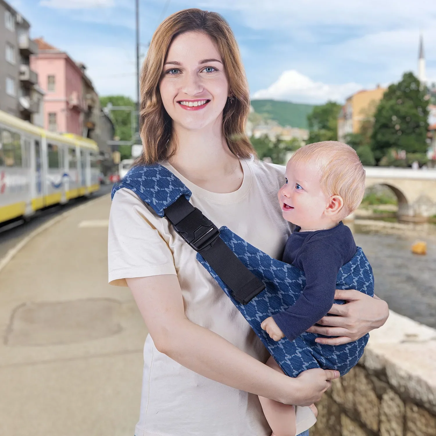 

Infants Front-hugging Waist Stool Portable Baby Safety Carrier 0-2Y Children Carrier Must-have Carrying Simple Multi-functional