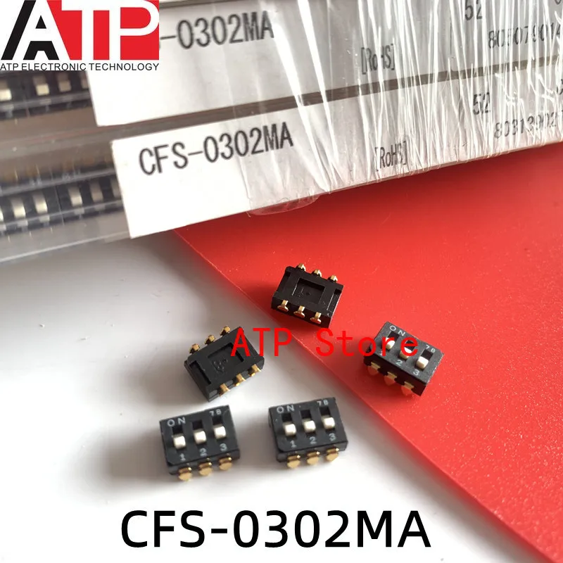 5PCS CFS-0300MC CFS-0800MB CFS-0302MA 3 position 6-pin direct insertion DIP switch Integrated chip IC original inventory