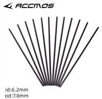 6pcs 20inch Crossbow Bolt carbon arrow shaft spine 500 Archery arrow tube od7.8mm for DIY outdoor hunting bow arrow