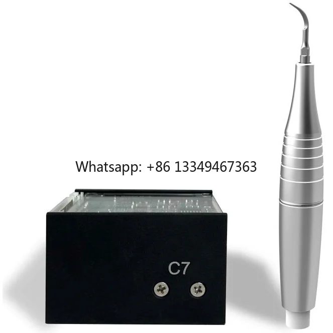 Built-in Scaler Aluminum Alloy Handle Dental Cleaning