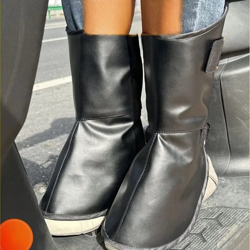Shoes Cover Windproof Ankle Protector Motorcycle Riding Riding Outdoor Skiing Cold-proof Plus Velvet Warm Leg Cover