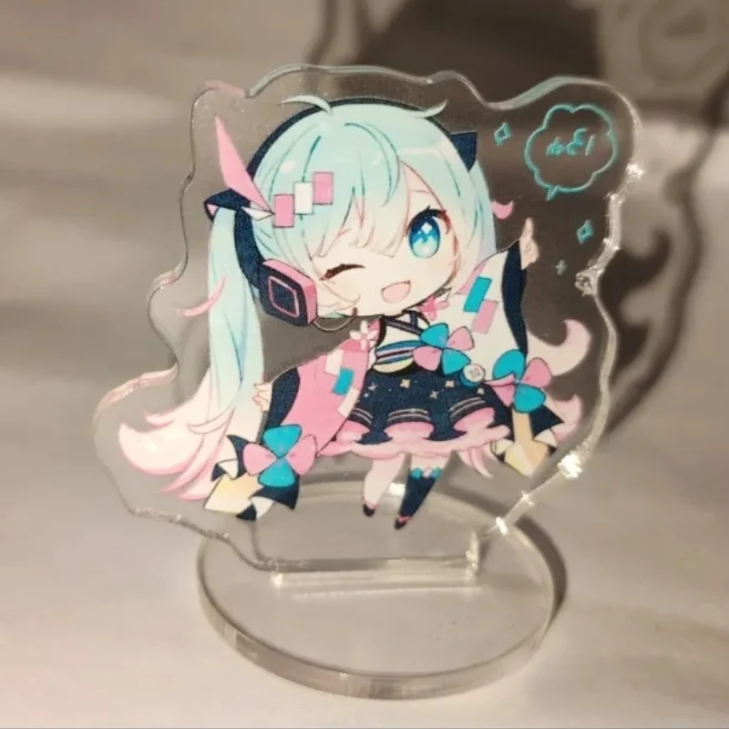 شعبية أنيمي الطرفية لطيف هاتسون ميكو Q-نسخة الحلي، الاكريليك الواقف مجموعة من ستة، هدايا عيد الميلاد الرائعة #5