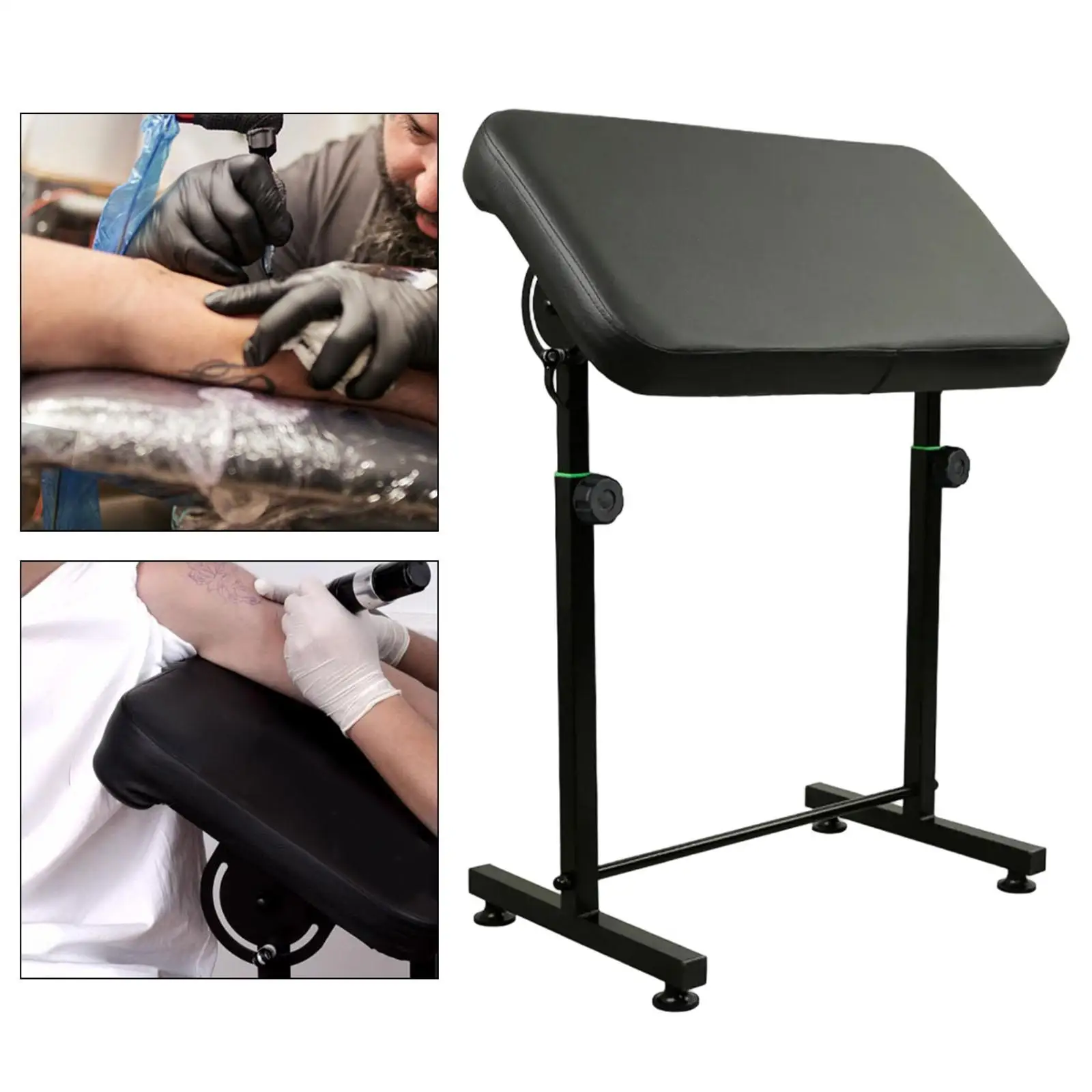 Tattoo Arm Rest Thickened Cushion for Studio Soft PU Leather Pad Adjustable