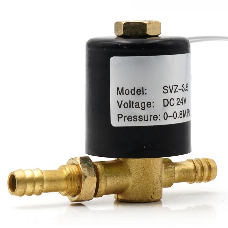 

SVZ-3.5 solenoid valve 220v 36v 24v orifice 3.5mm two position two way valve VZCT argon arc welding machine